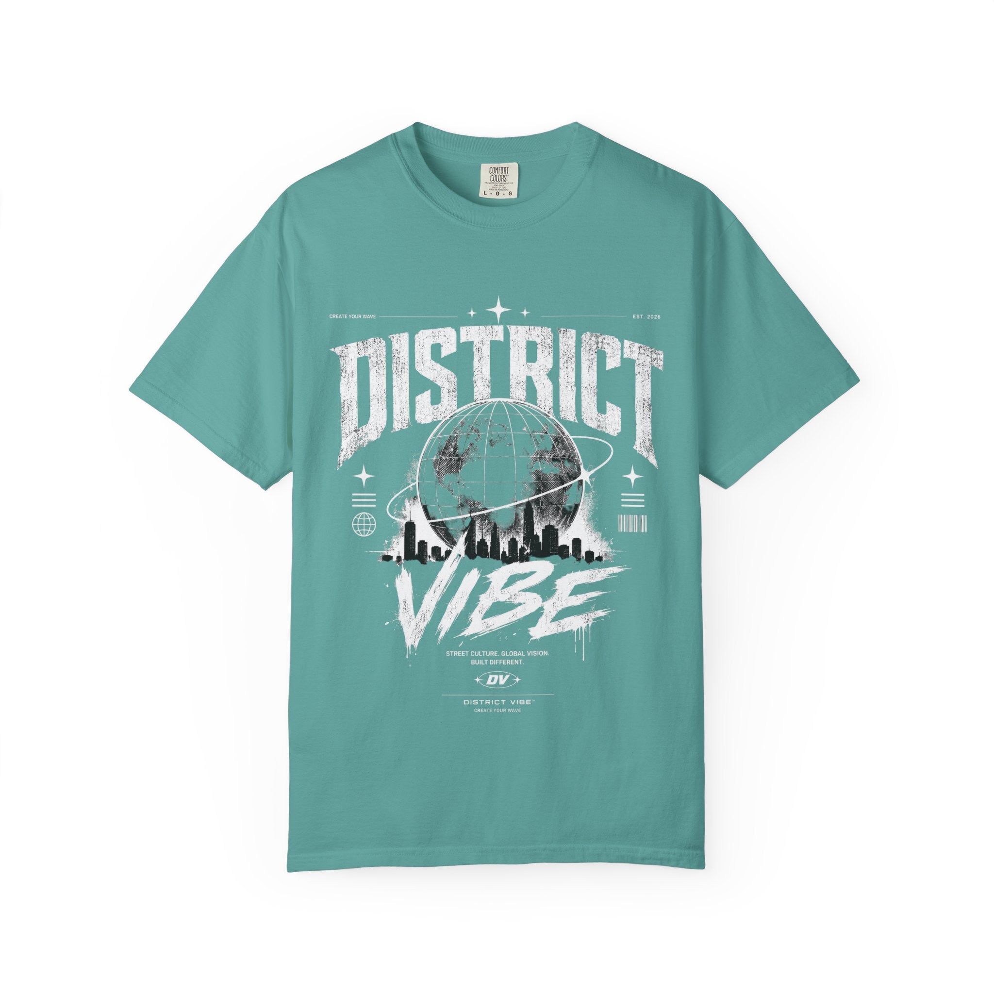 District Vibe T-Shirt — Urban Skyline Graphic Tee