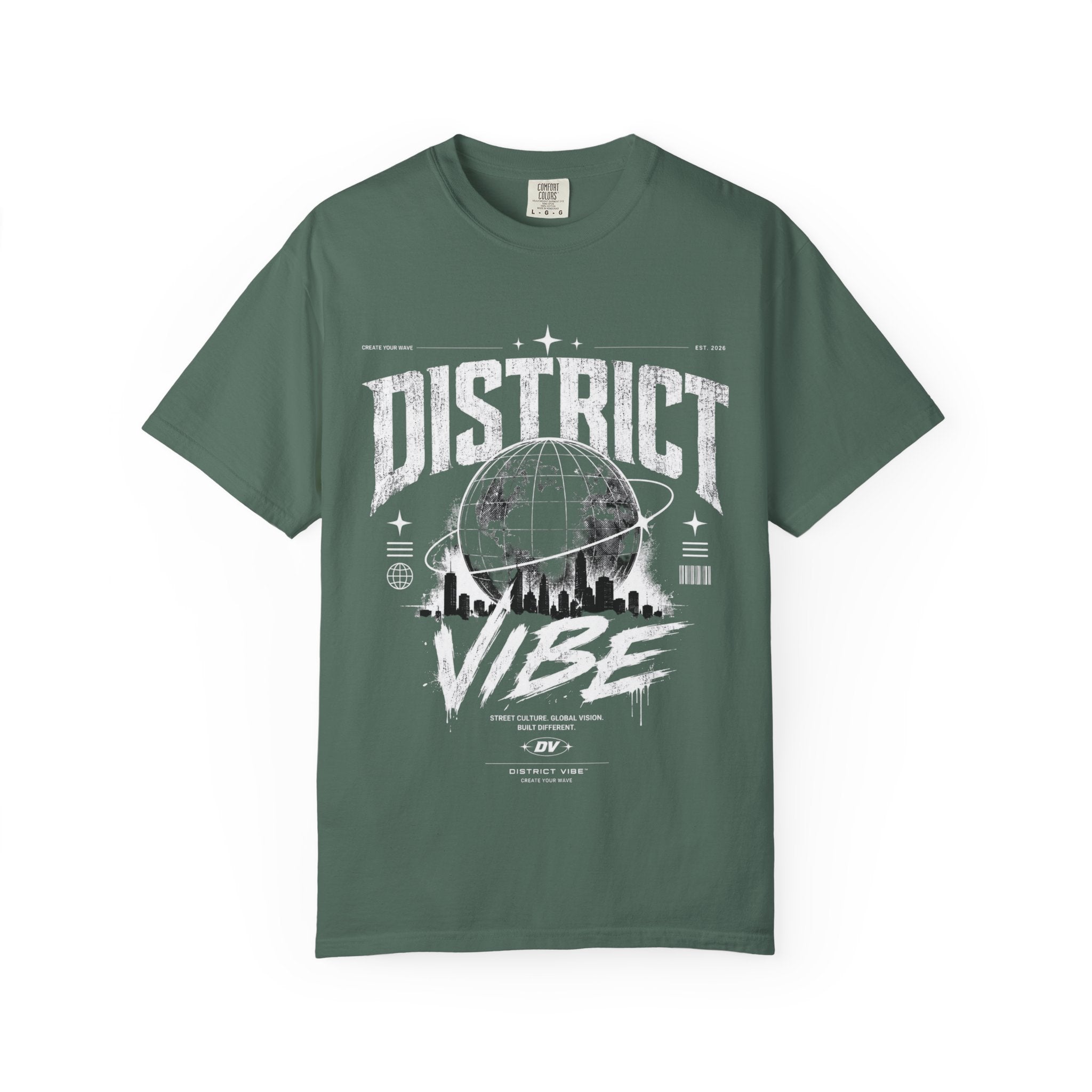 District Vibe T-Shirt — Urban Skyline Graphic Tee