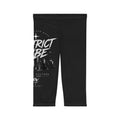 Capri Leggings — 'District Vibe' Urban Skyline Women's Capri Leggings