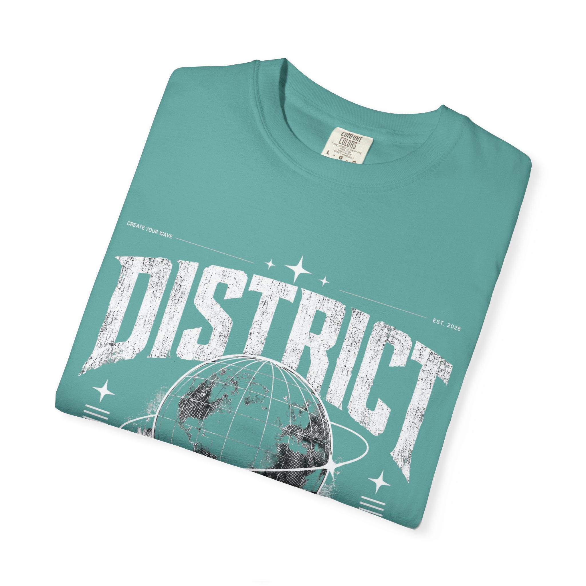 District Vibe T-Shirt — Urban Skyline Graphic Tee