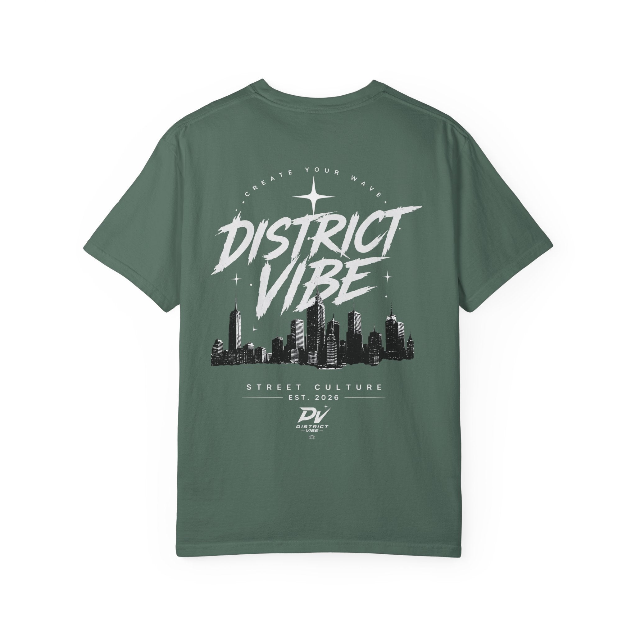 District Vibe T-Shirt — Urban Skyline Graphic Tee