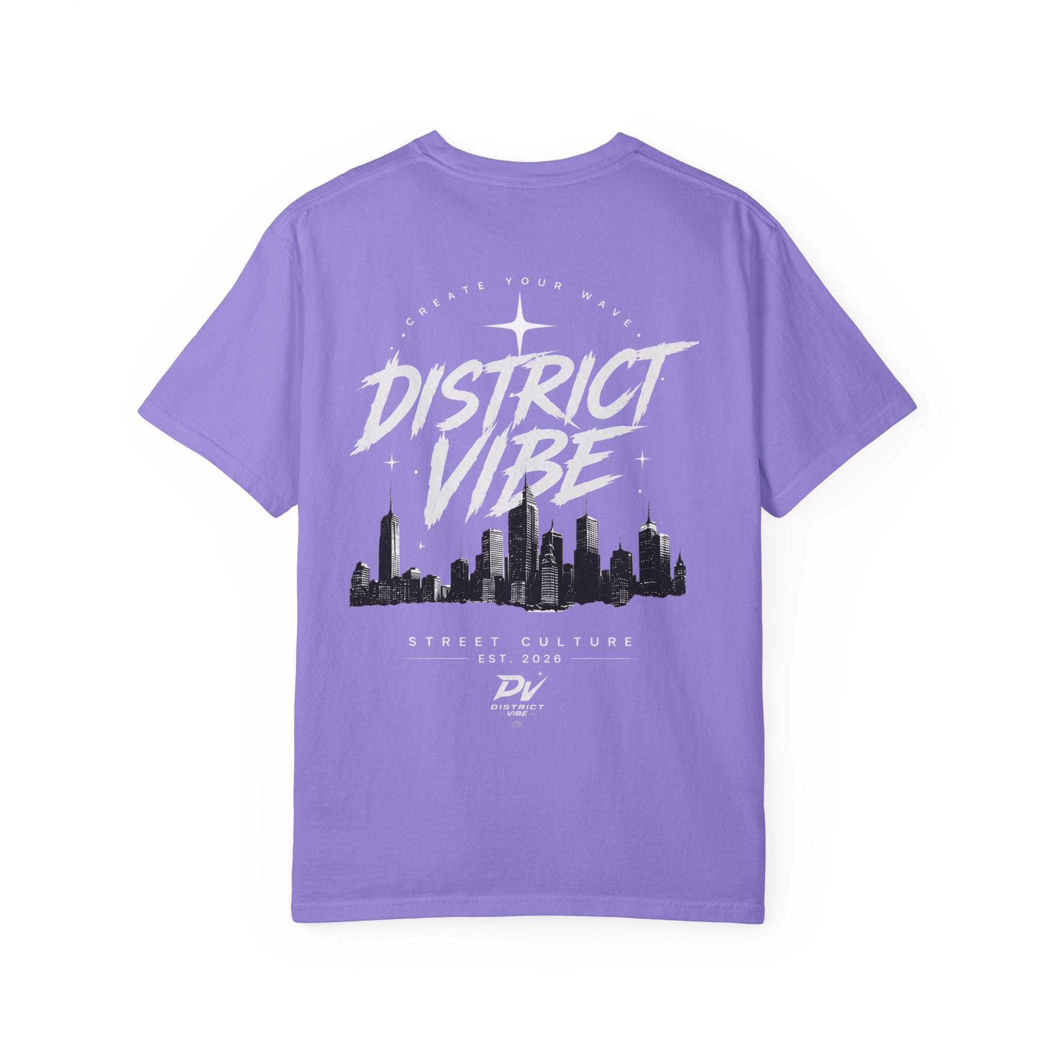 District Vibe T-Shirt — Urban Skyline Graphic Tee