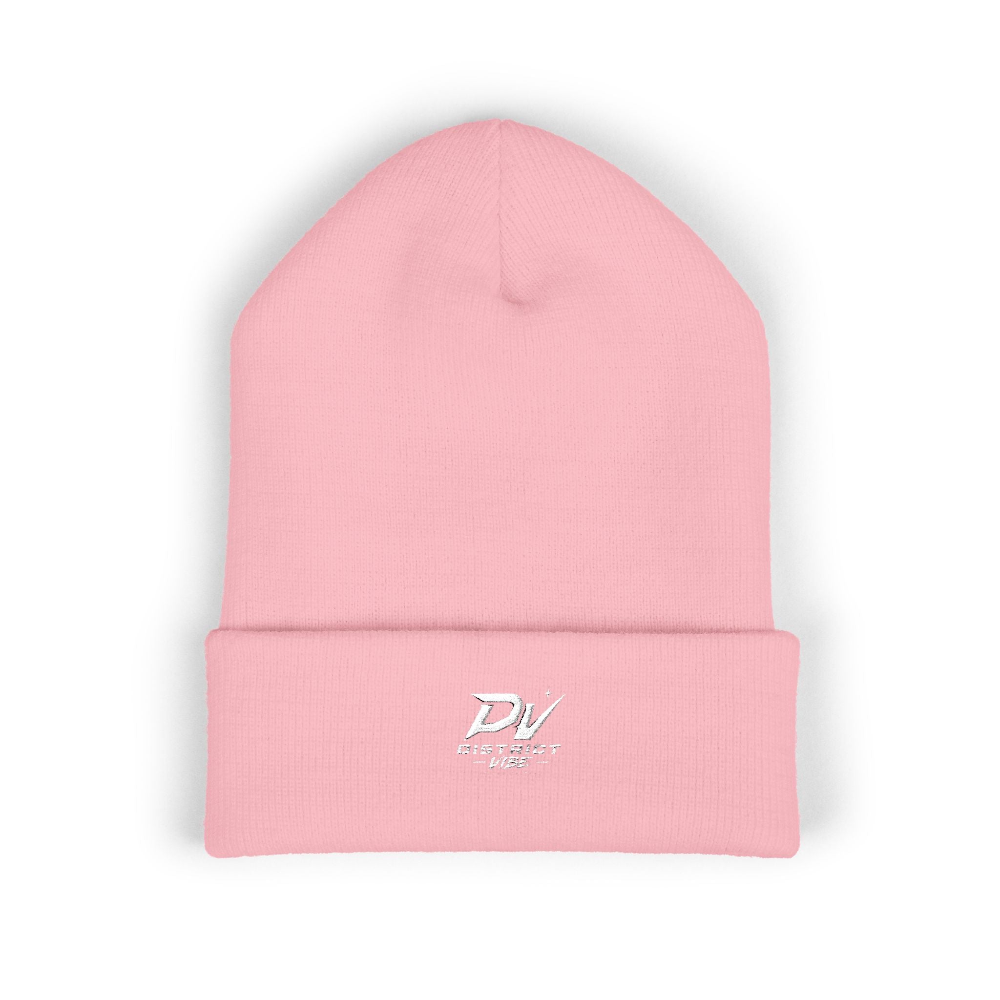 Embroidered 'DV Outkast' Classic Cuffed Beanie — Warm Yellow Knit Cap