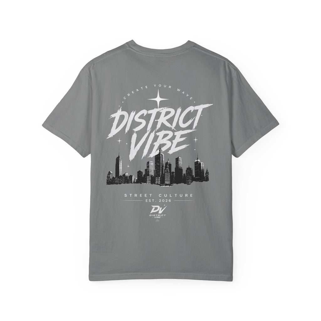 District Vibe T-Shirt — Urban Skyline Graphic Tee