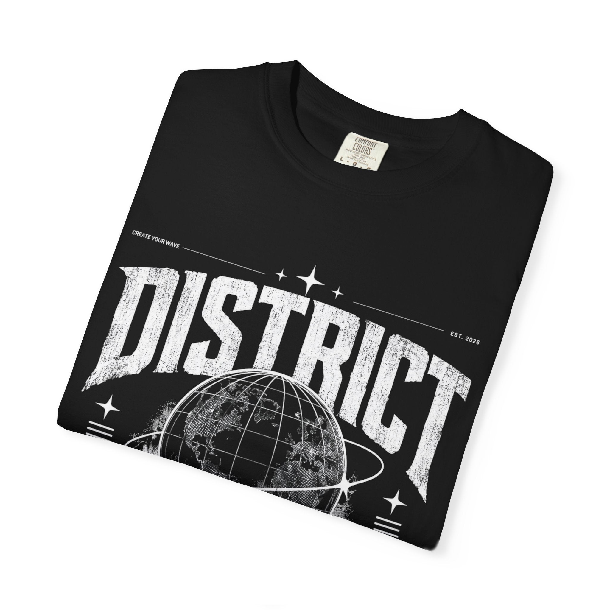 District Vibe T-Shirt — Urban Skyline Graphic Tee