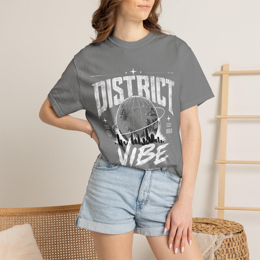 District Vibe T-Shirt — Urban Skyline Graphic Tee