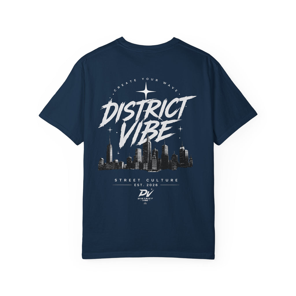 District Vibe T-Shirt — Urban Skyline Graphic Tee