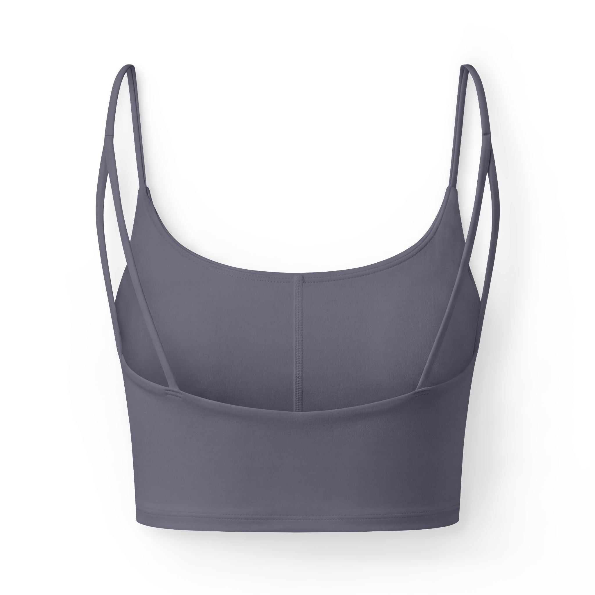 Luxe Crop Bra — Strappy Women's Athletic Bra with 'DV District' Logo