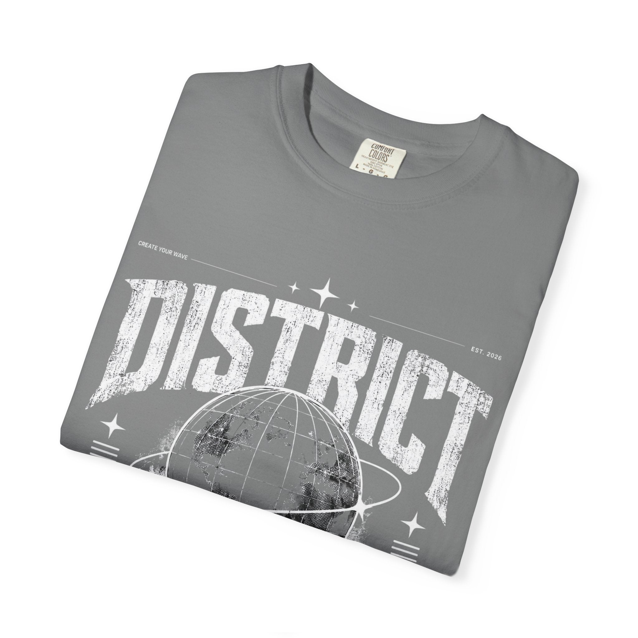 District Vibe T-Shirt — Urban Skyline Graphic Tee