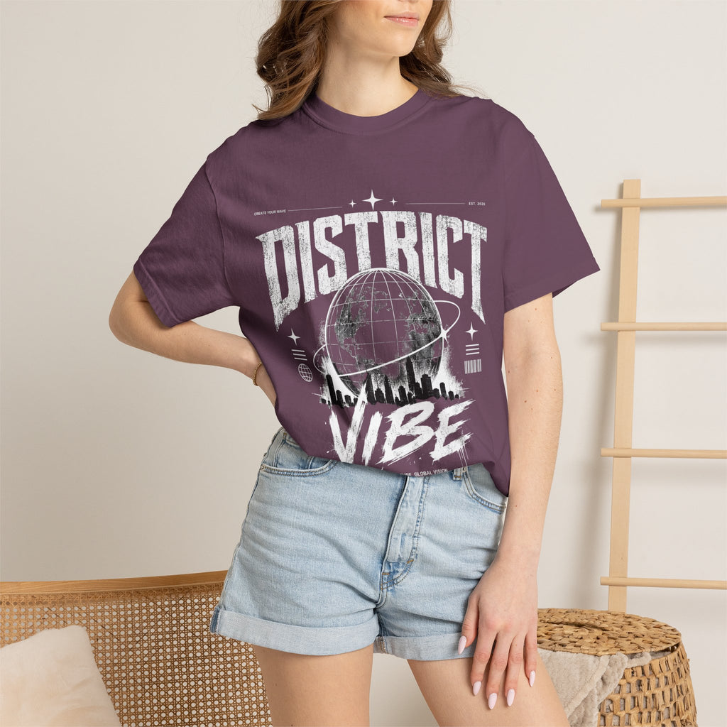 District Vibe T-Shirt — Urban Skyline Graphic Tee