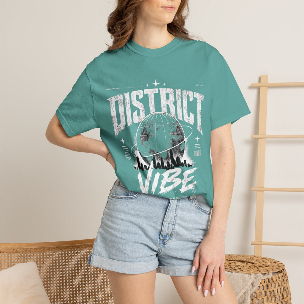 District Vibe T-Shirt — Urban Skyline Graphic Tee