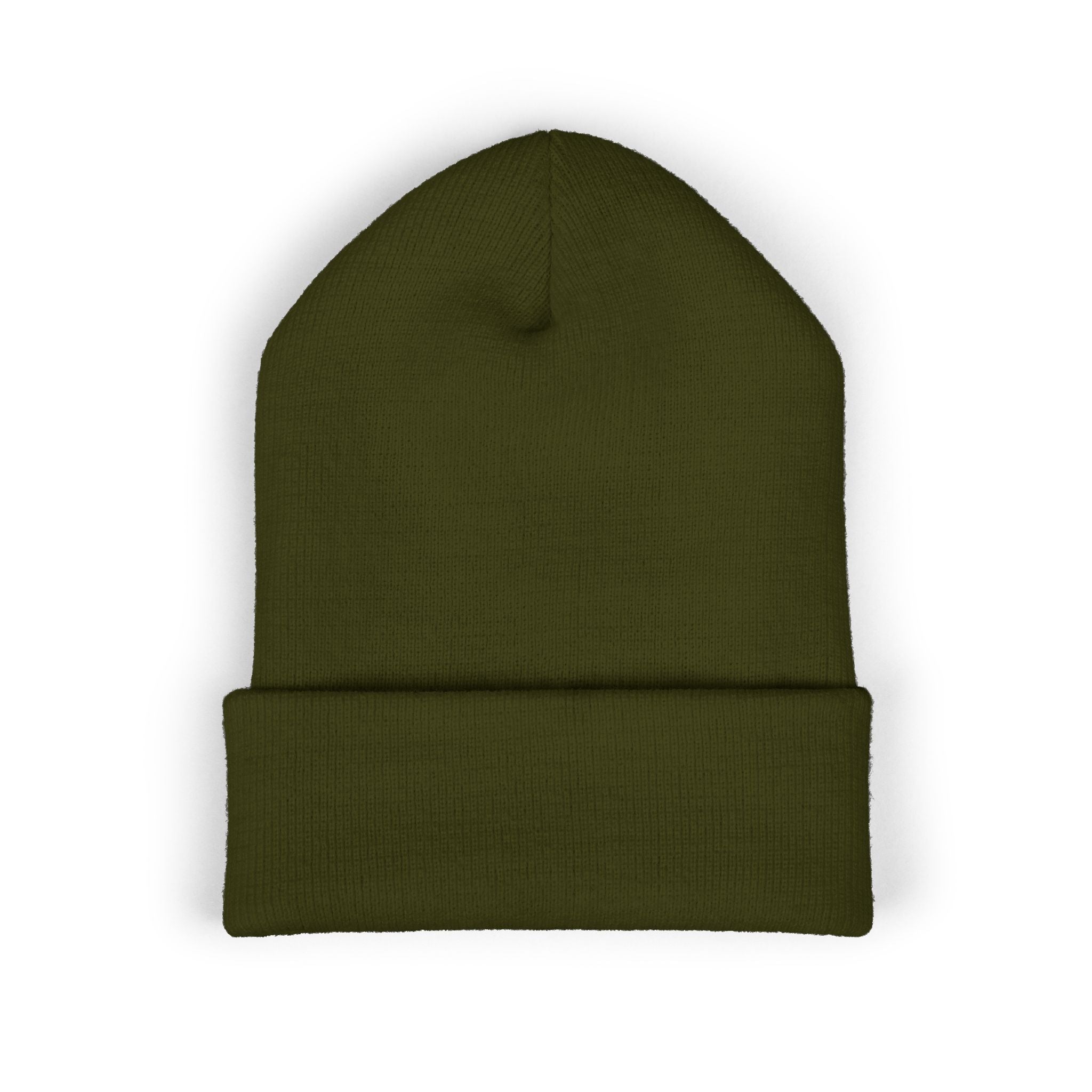 Embroidered 'DV Outkast' Classic Cuffed Beanie — Warm Yellow Knit Cap