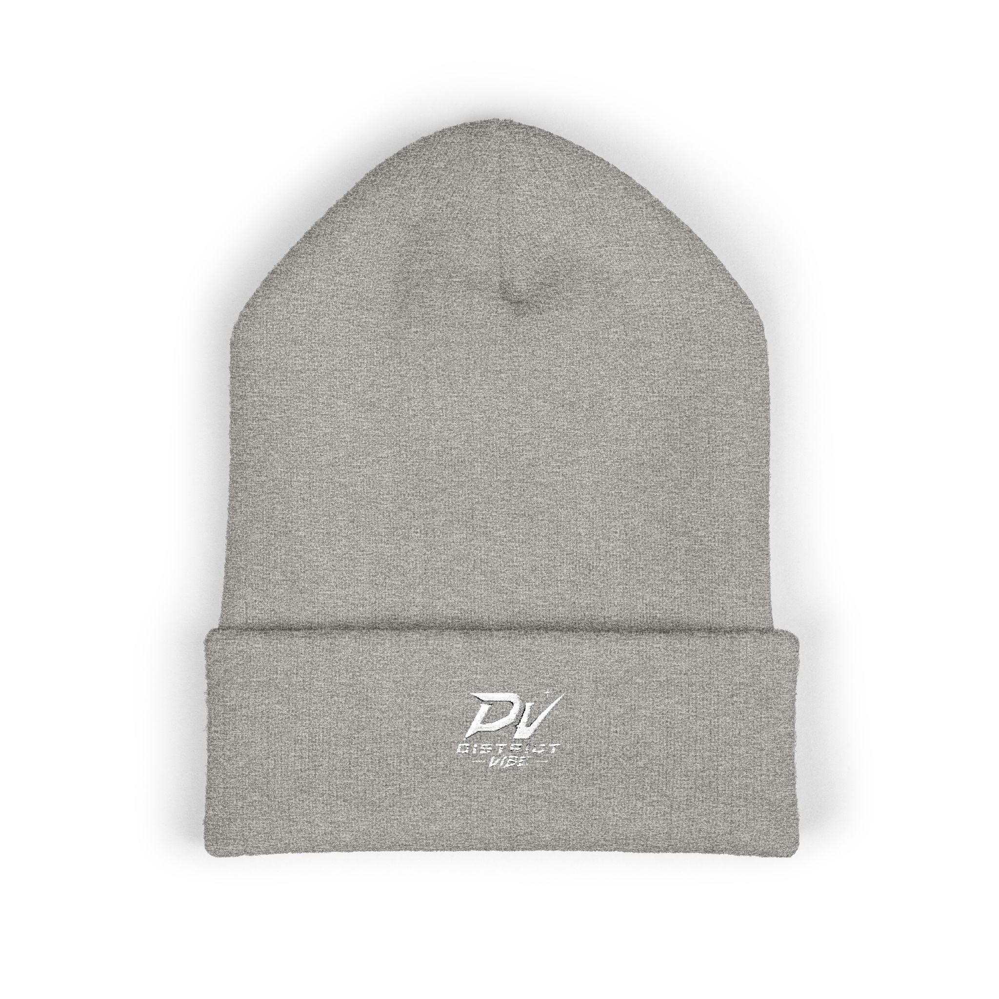Embroidered 'DV Outkast' Classic Cuffed Beanie — Warm Yellow Knit Cap