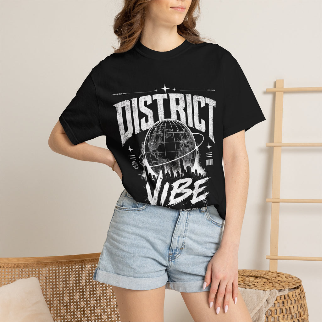 District Vibe T-Shirt — Urban Skyline Graphic Tee