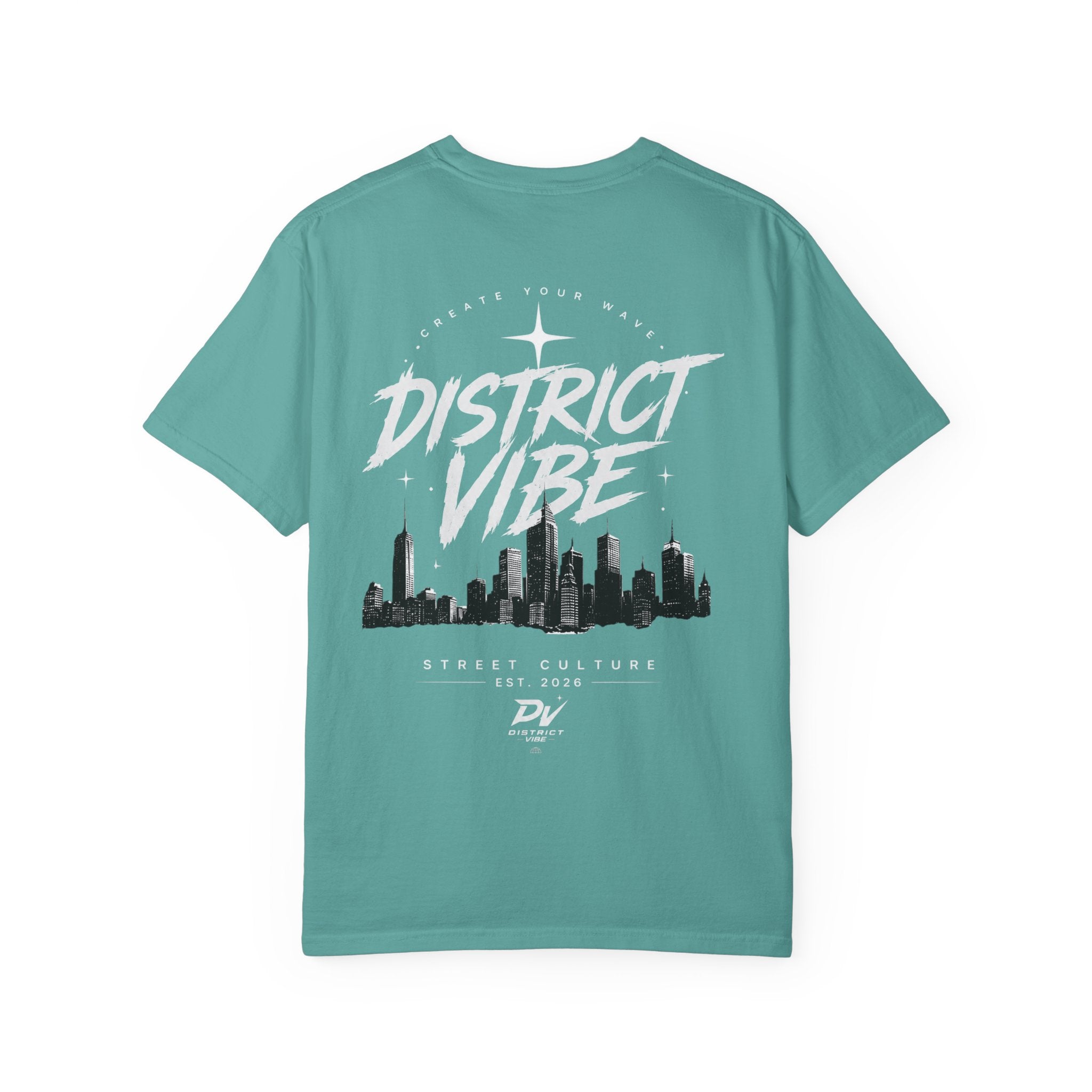 District Vibe T-Shirt — Urban Skyline Graphic Tee
