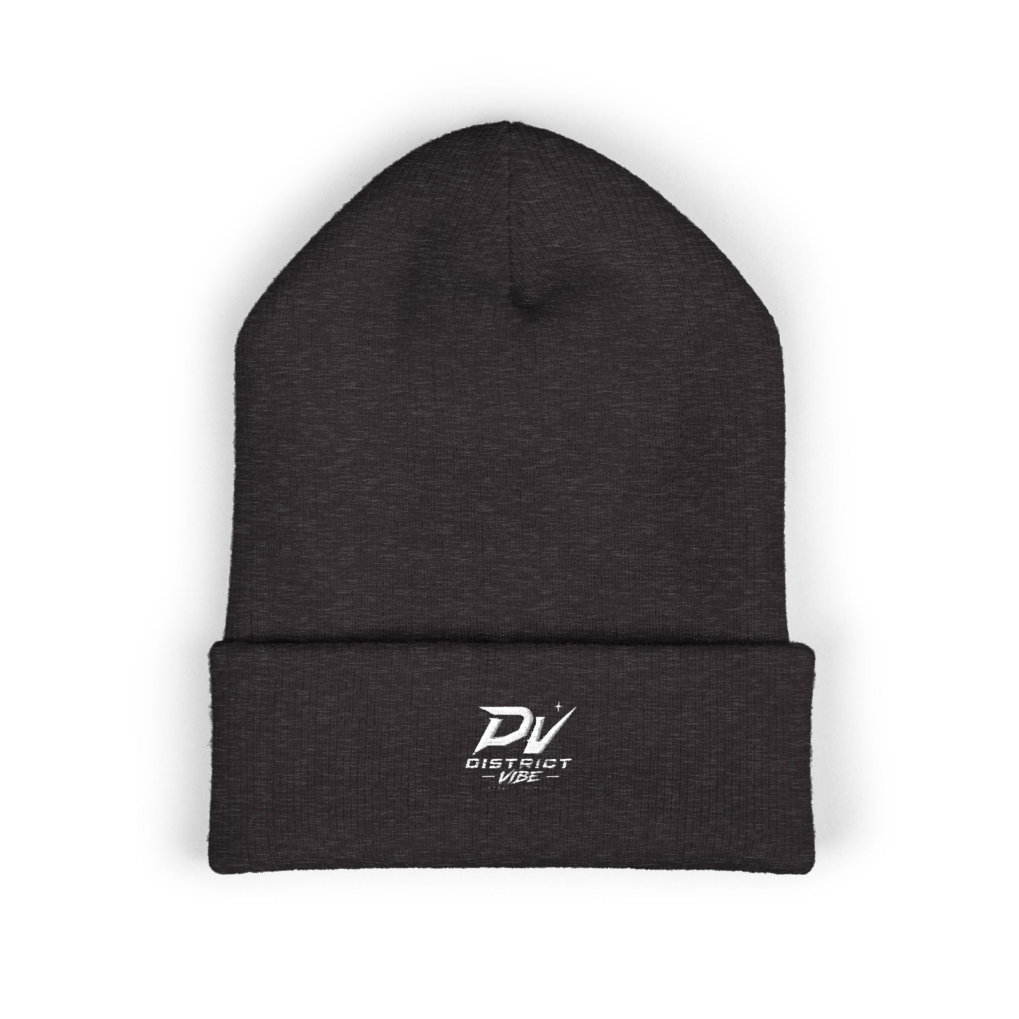 Embroidered 'DV Outkast' Classic Cuffed Beanie — Warm Yellow Knit Cap