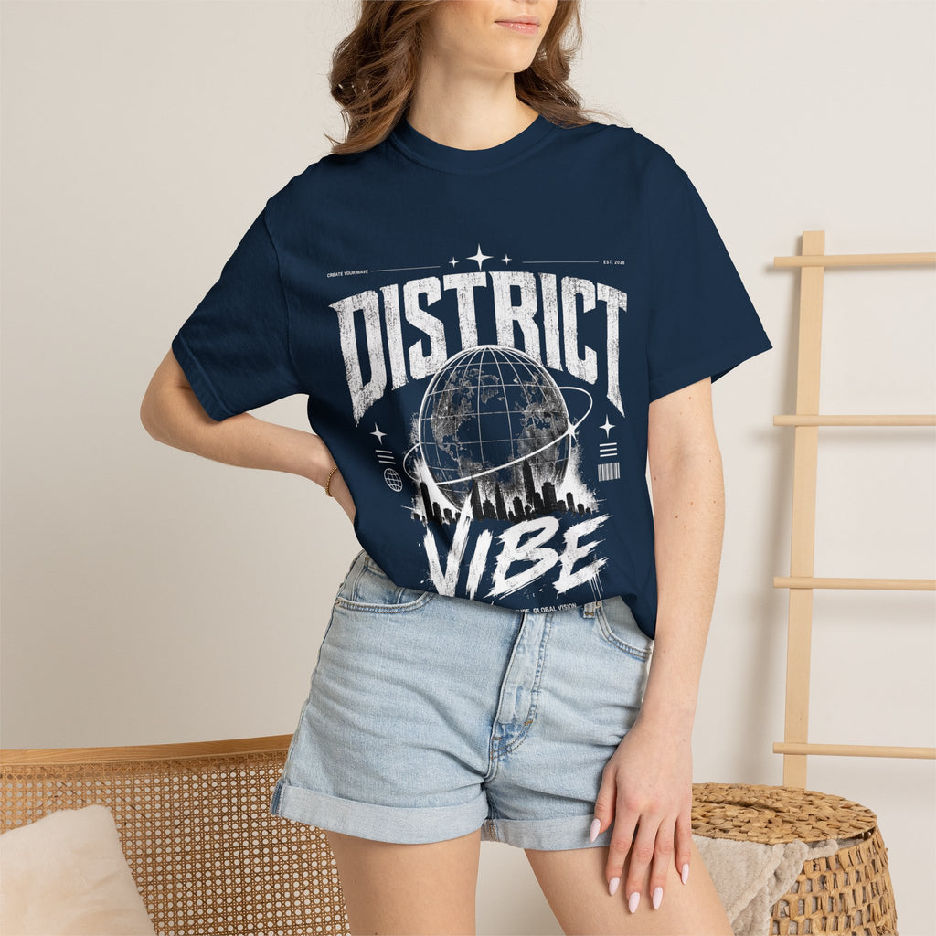 District Vibe T-Shirt — Urban Skyline Graphic Tee