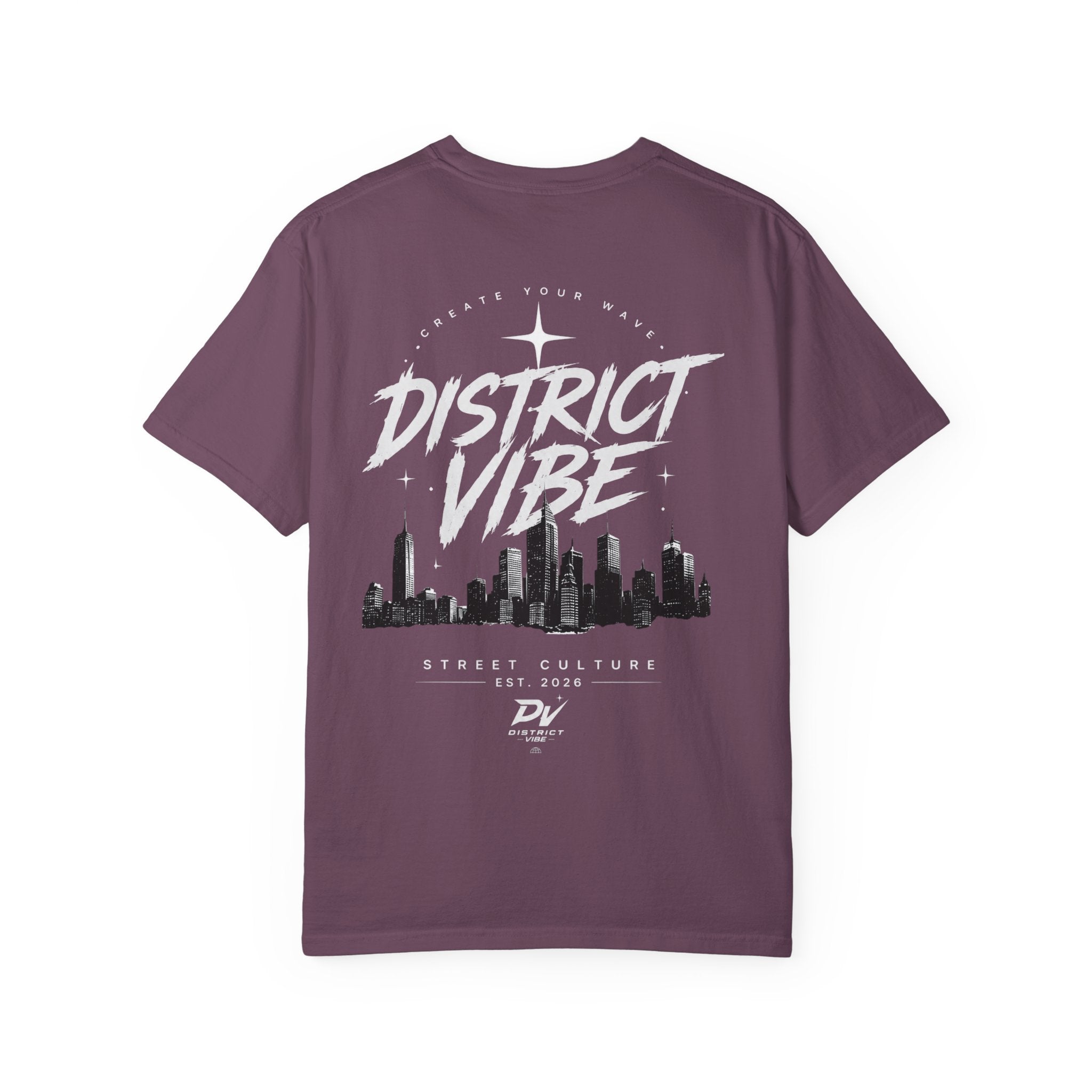 District Vibe T-Shirt — Urban Skyline Graphic Tee