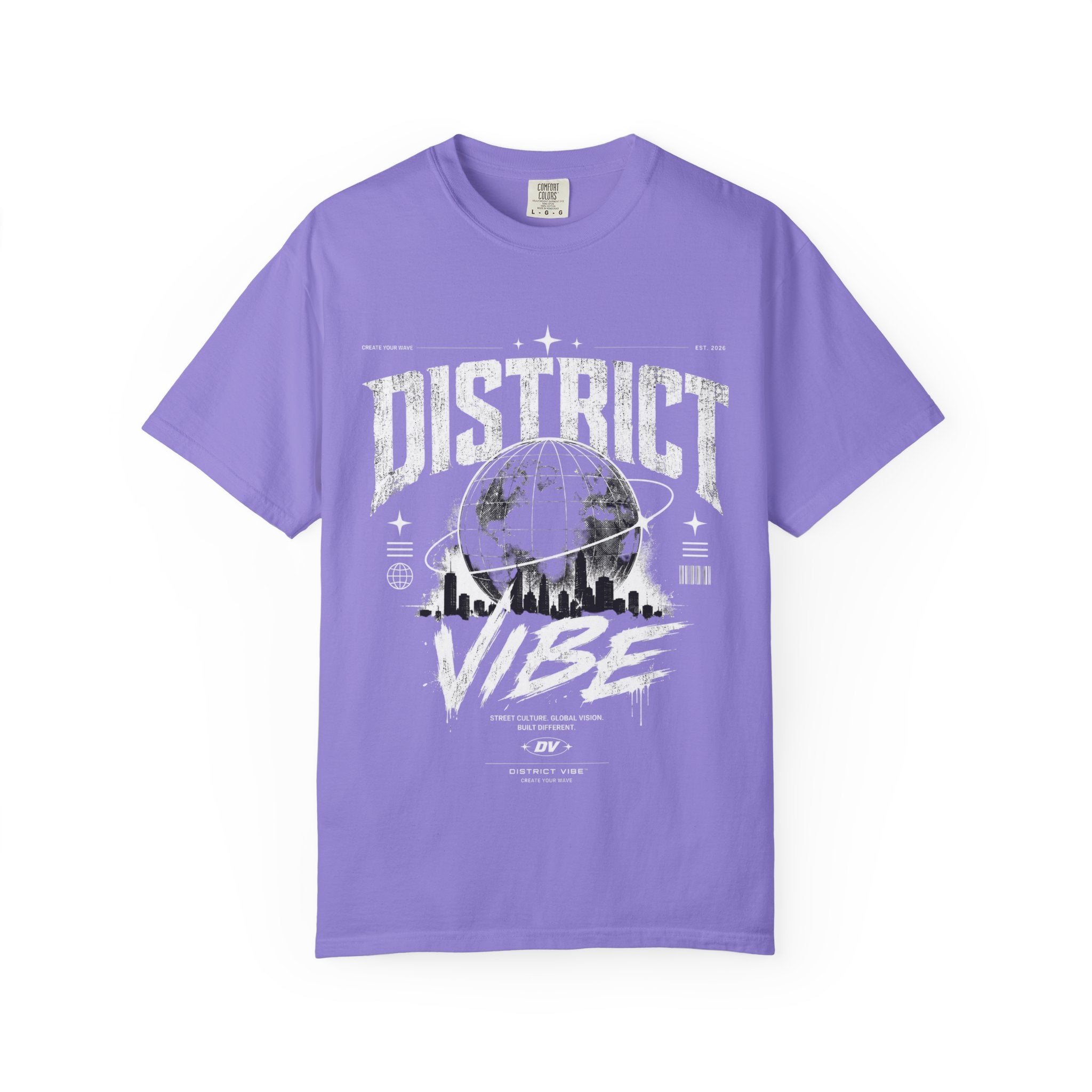District Vibe T-Shirt — Urban Skyline Graphic Tee